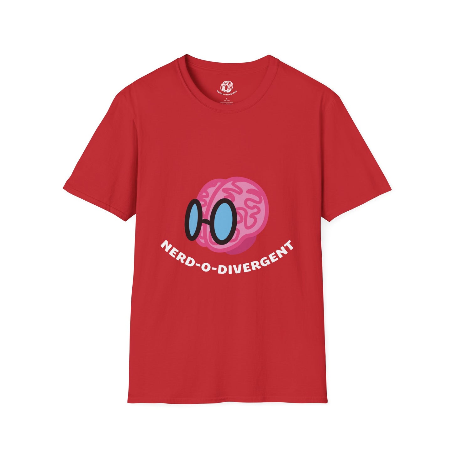 "Nerd-o-Divergent Main Logo" Unisex Softstyle T-Shirt