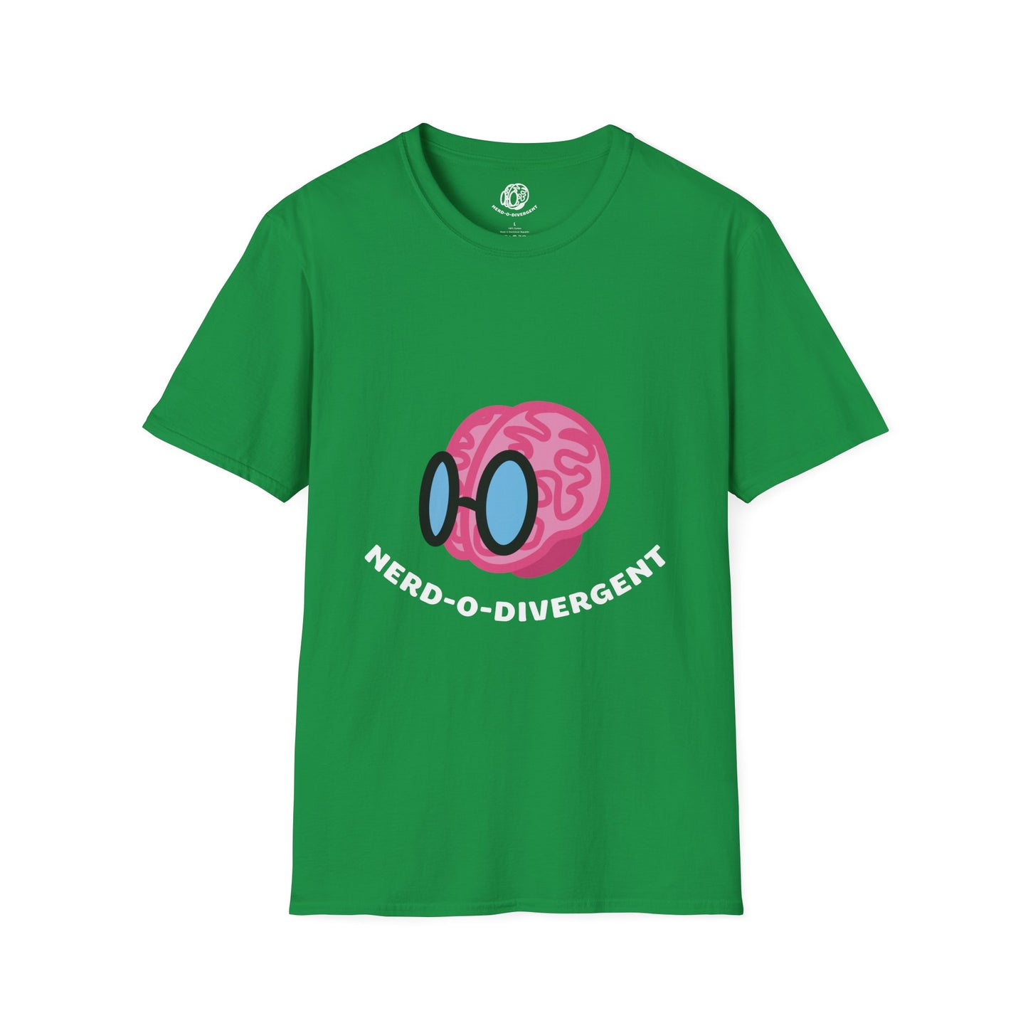 "Nerd-o-Divergent Main Logo" Unisex Softstyle T-Shirt