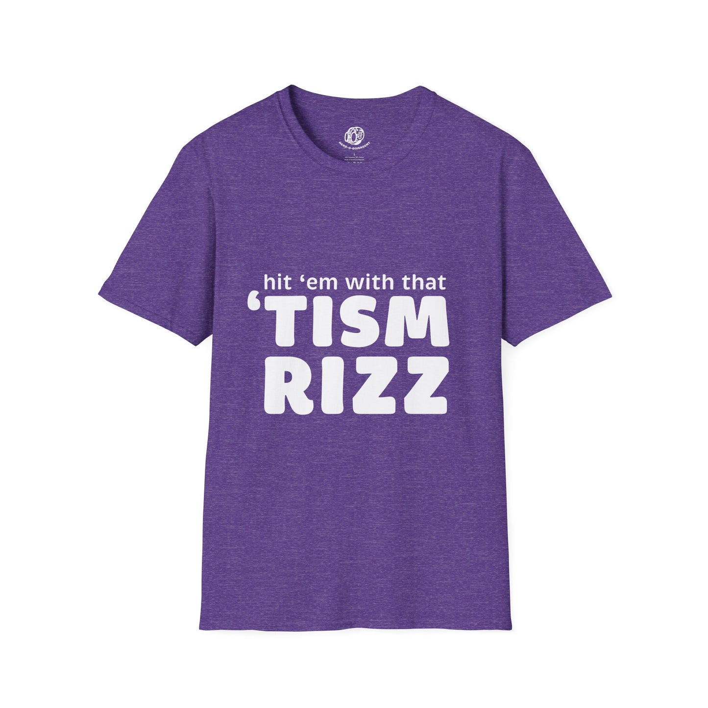 "Hit 'em With That 'tism Rizz" Unisex Softstyle T-Shirt