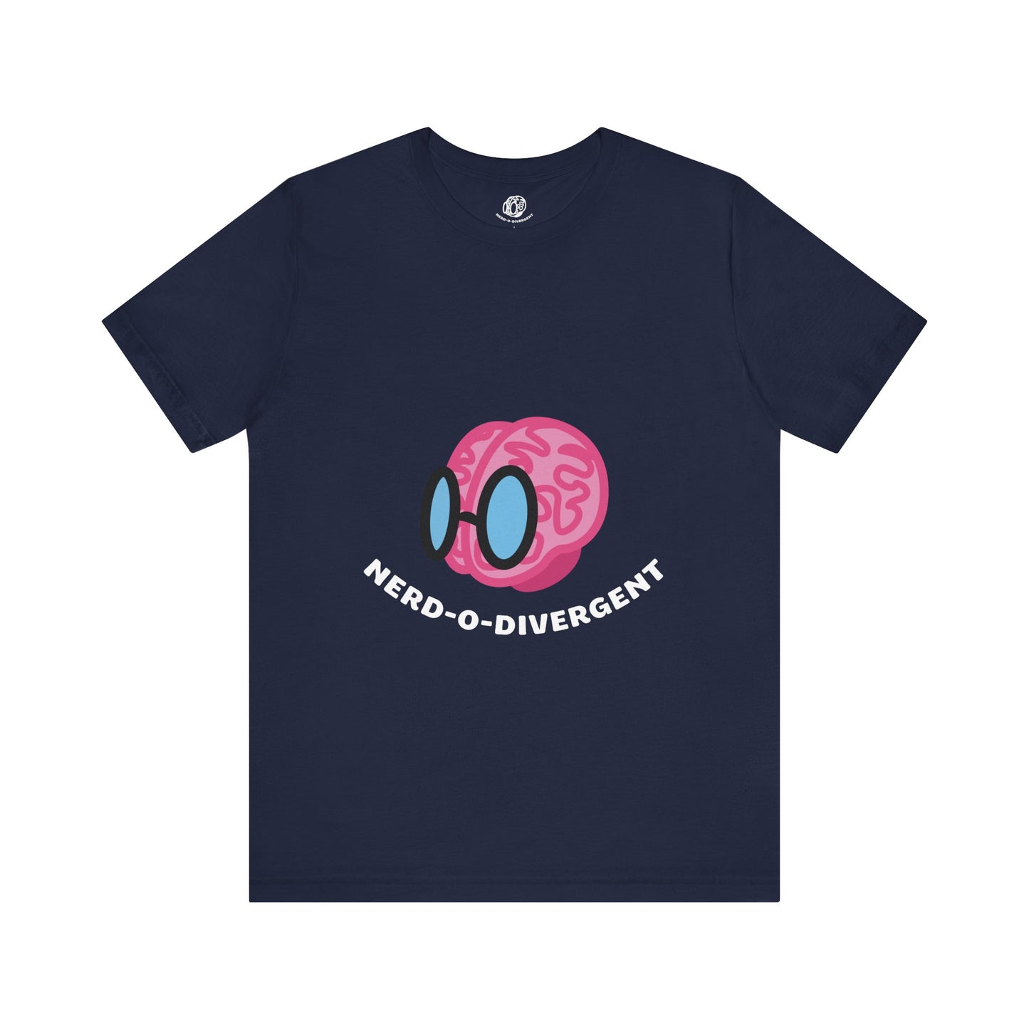 "Nerd-o-Divergent Main Logo" Unisex Jersey Short Sleeve Tee