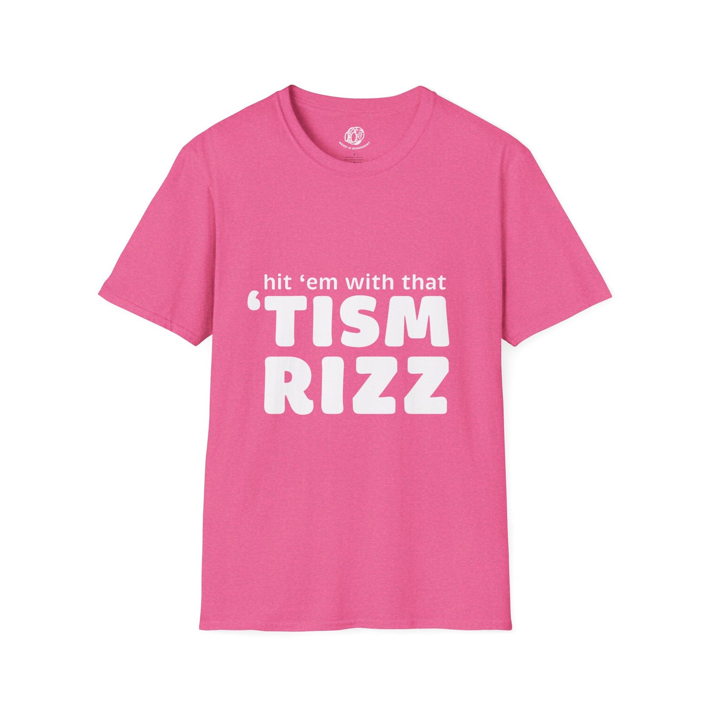"Hit 'em With That 'tism Rizz" Unisex Softstyle T-Shirt