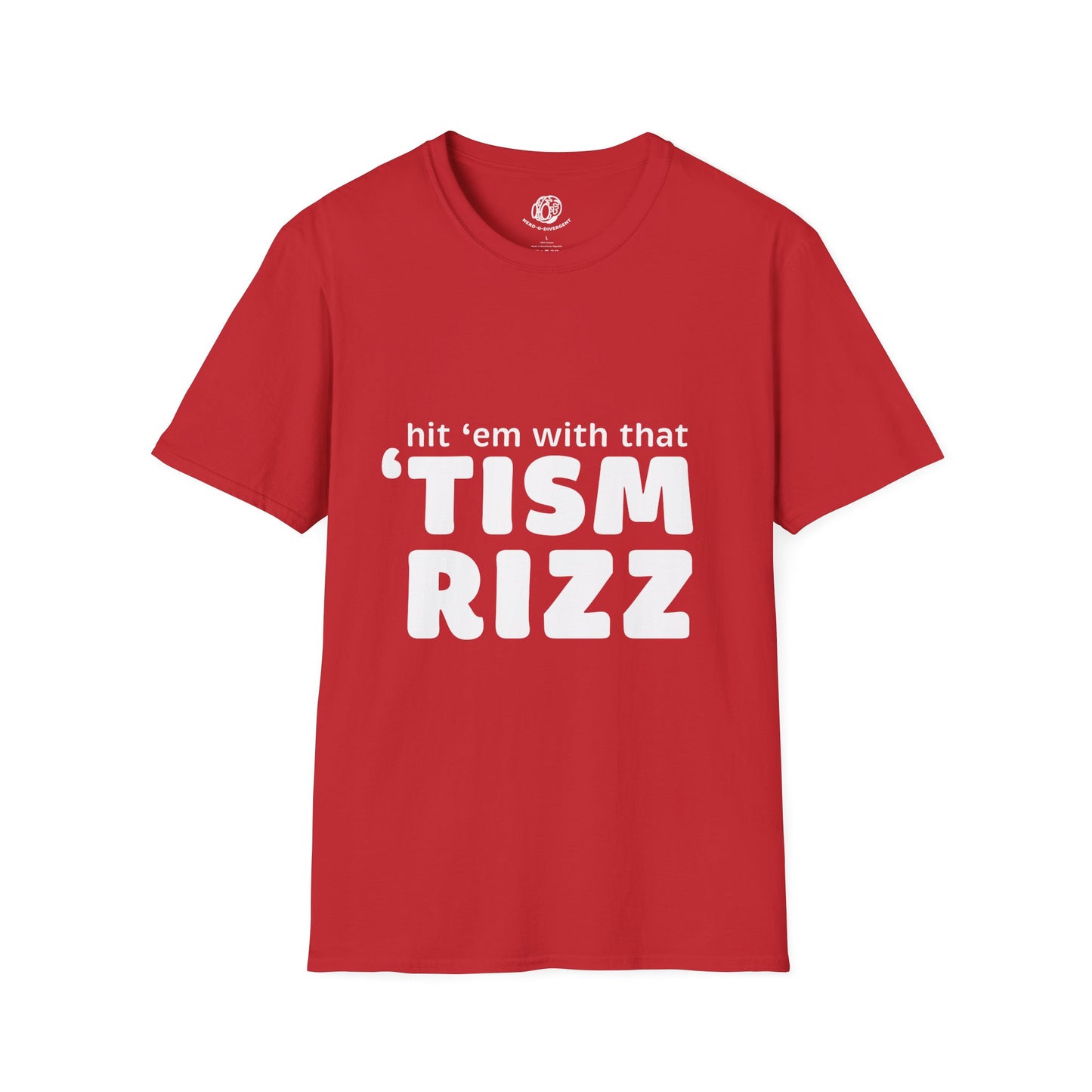 "Hit 'em With That 'tism Rizz" Unisex Softstyle T-Shirt