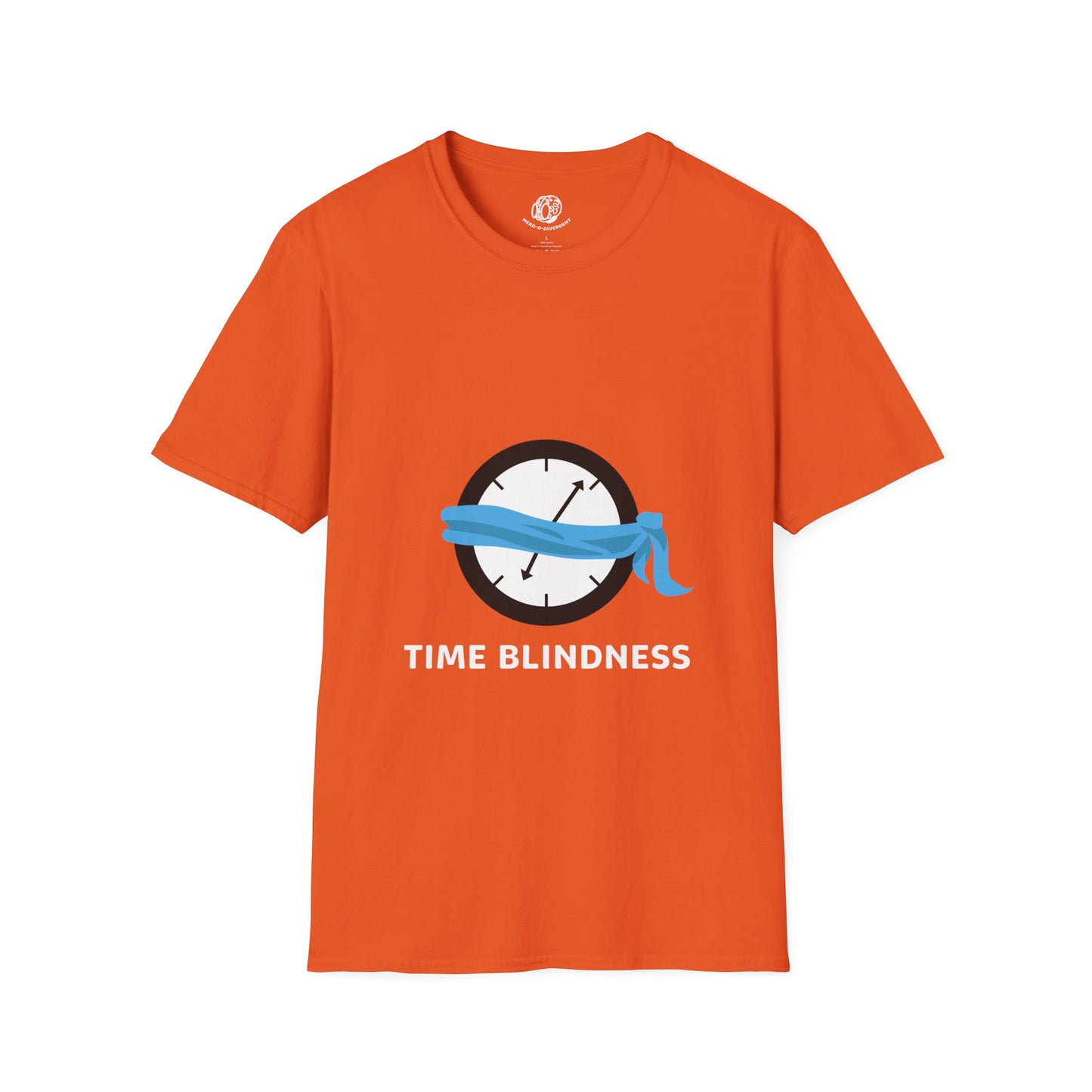 "Time Blindness" Unisex Softstyle T-Shirt