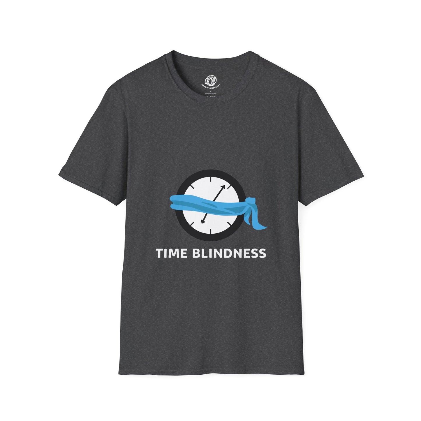 "Time Blindness" Unisex Softstyle T-Shirt