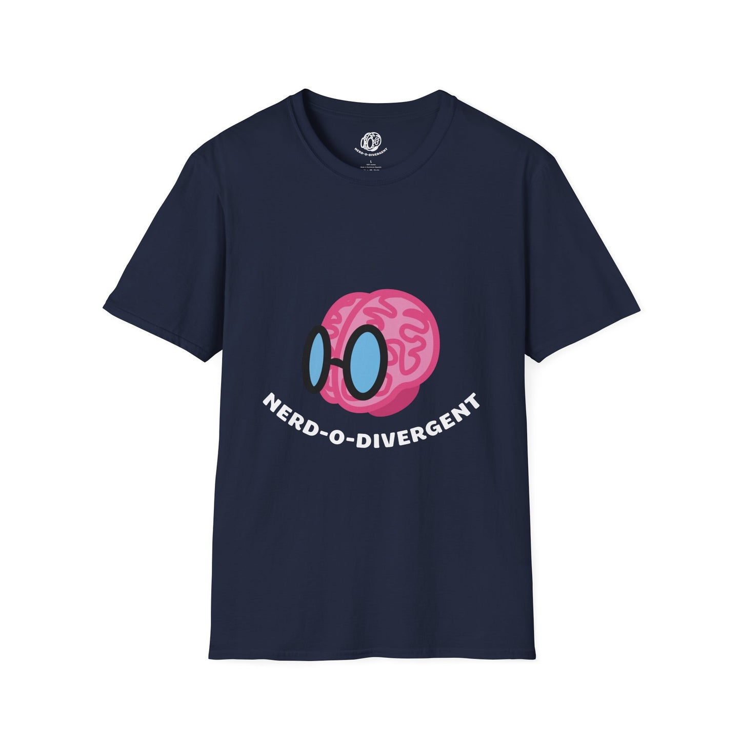 "Nerd-o-Divergent Main Logo" Unisex Softstyle T-Shirt