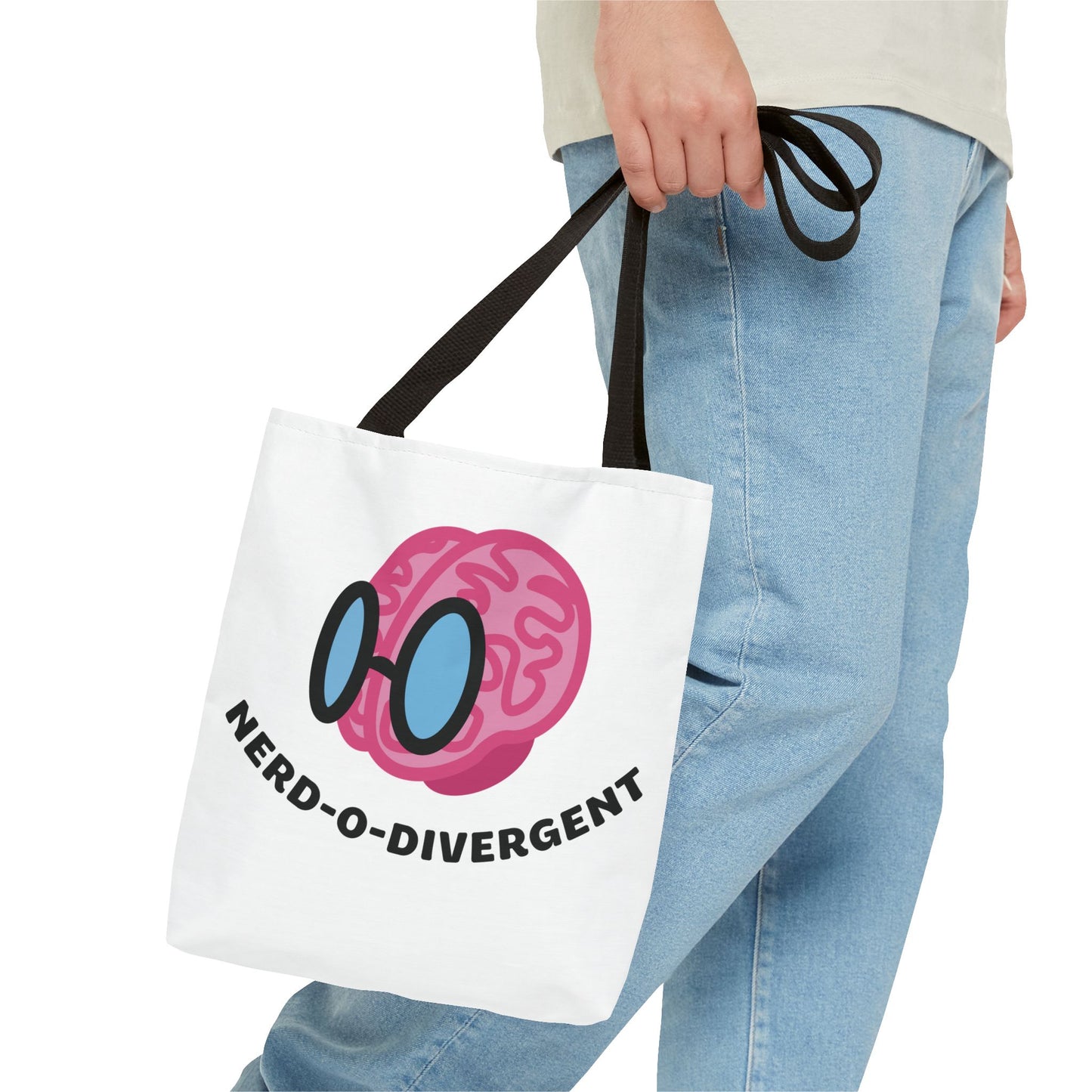 "Nerd-o-Divergent Main Logo" Tote Bag (AOP)