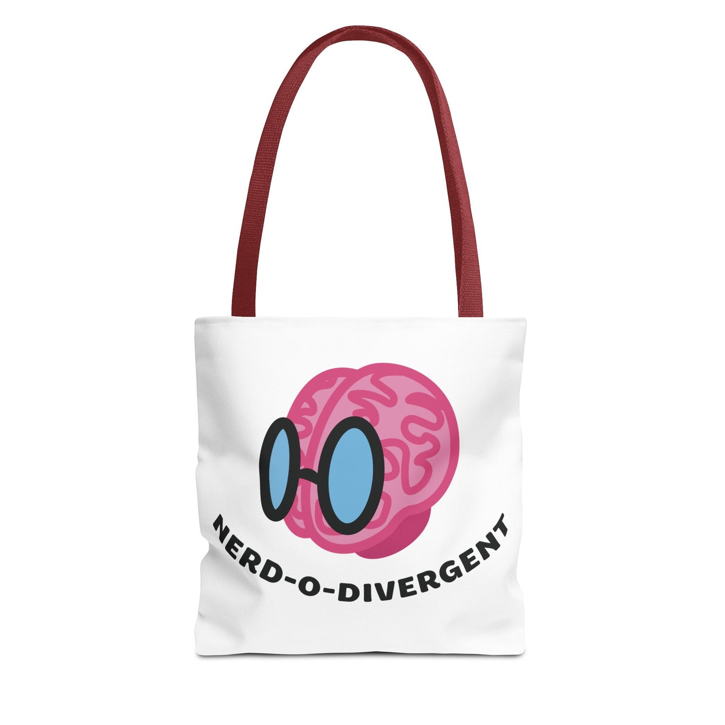 "Nerd-o-Divergent Main Logo" Tote Bag (AOP)