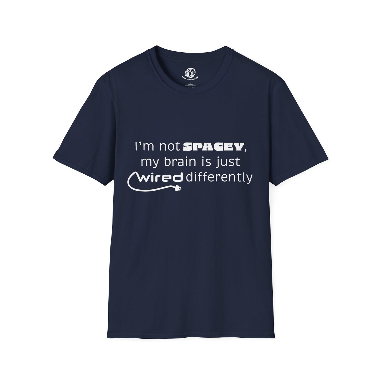 "Wired Differently" Unisex Softstyle T-Shirt