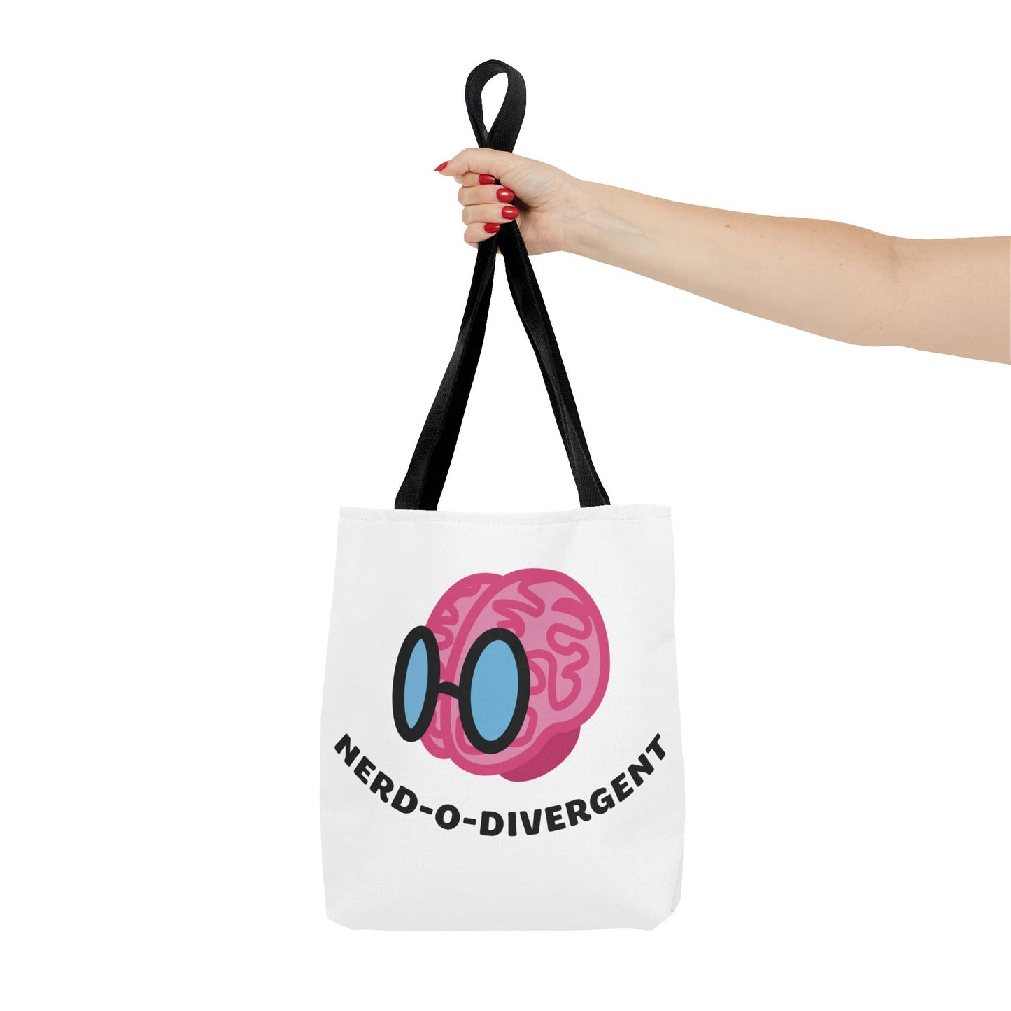"Nerd-o-Divergent Main Logo" Tote Bag (AOP)