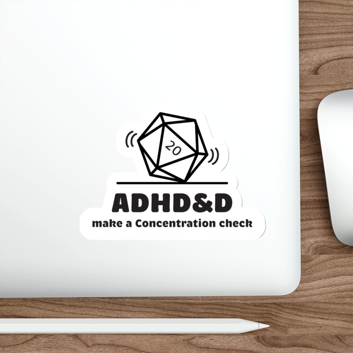 "ADHD&D" Die-Cut Stickers