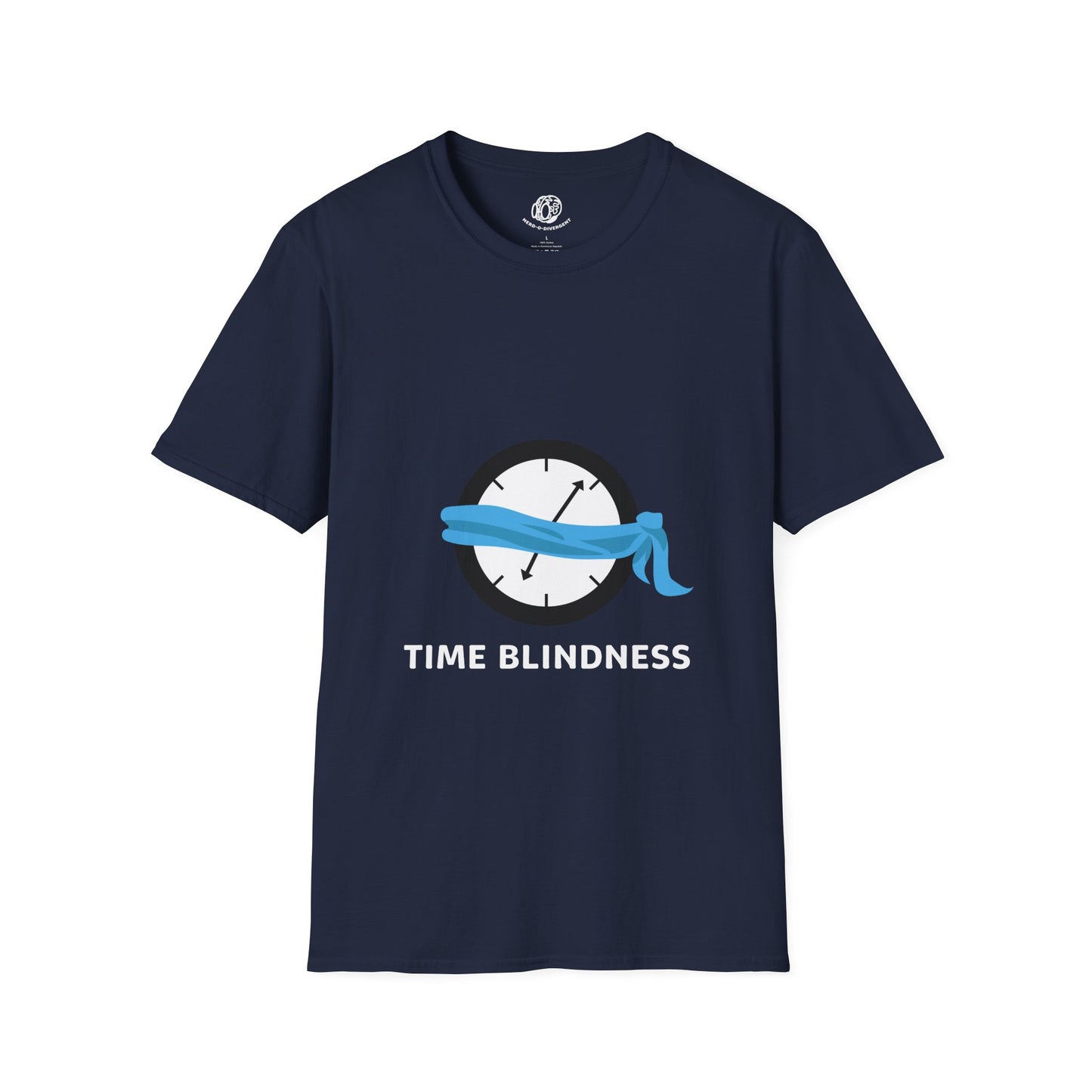 "Time Blindness" Unisex Softstyle T-Shirt
