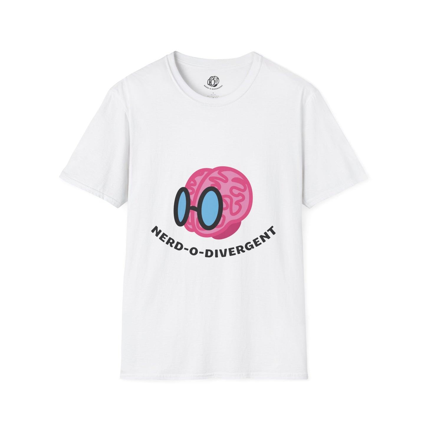 "Nerd-o-Divergent Main Logo" Unisex Softstyle T-Shirt