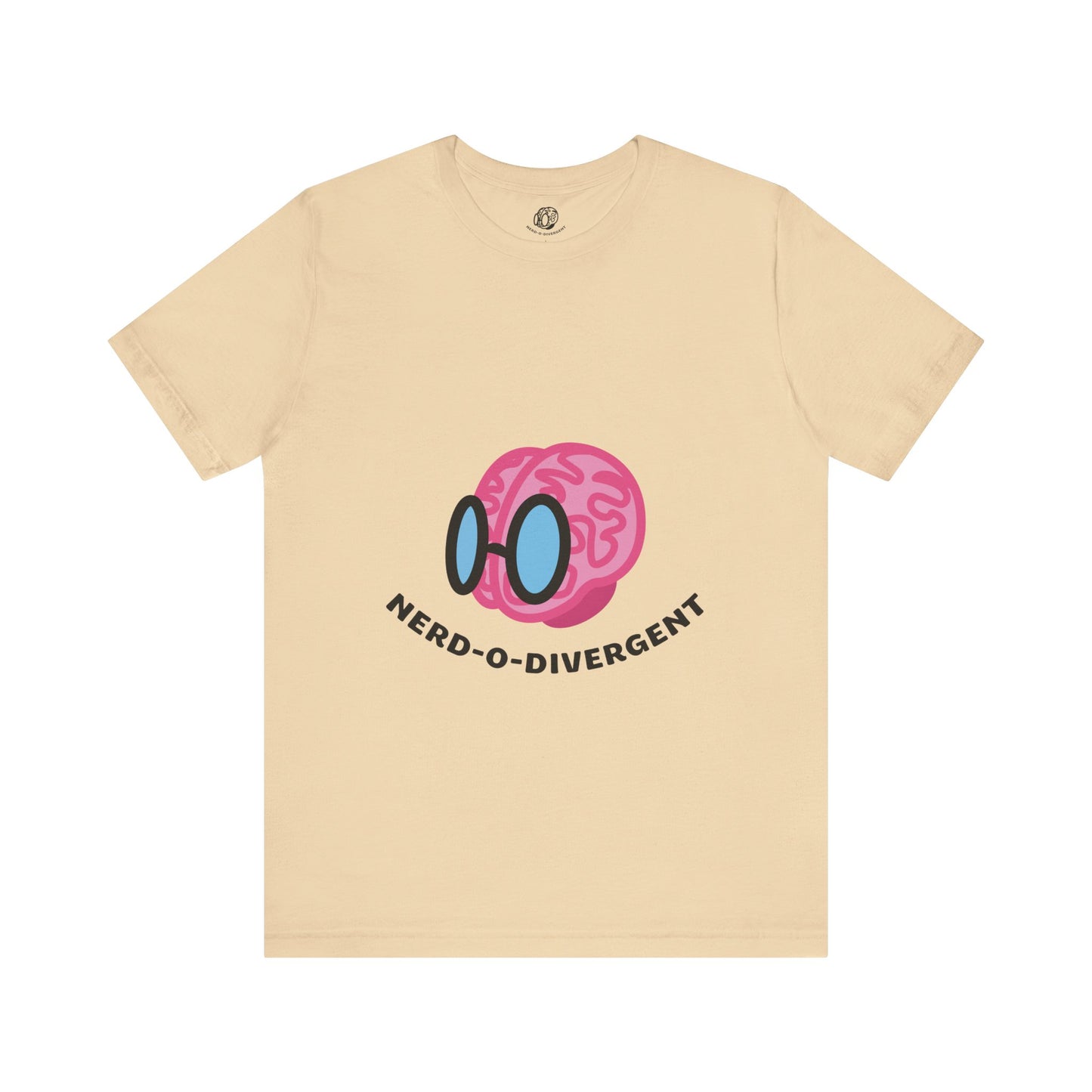 "Nerd-o-Divergent Main Logo" Unisex Jersey Short Sleeve Tee