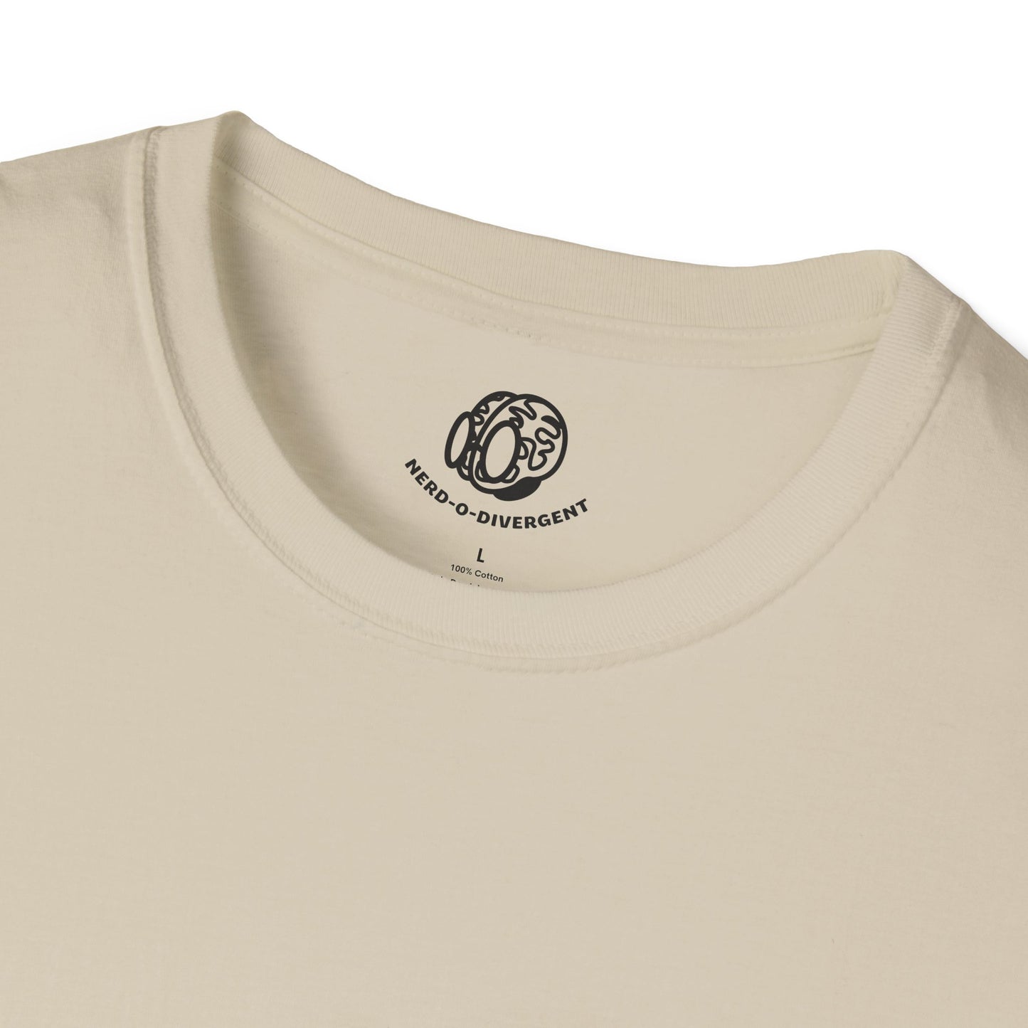 "Nerd-o-Divergent Main Logo" Unisex Softstyle T-Shirt