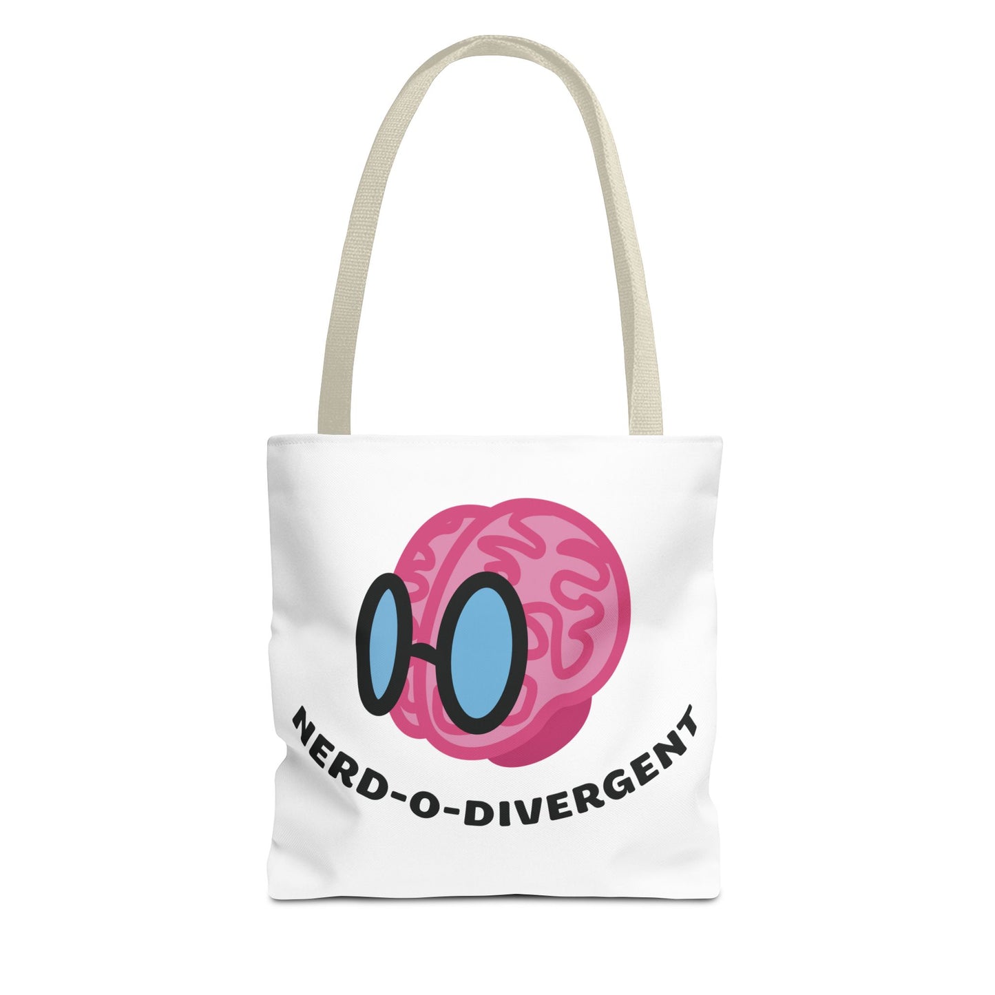 "Nerd-o-Divergent Main Logo" Tote Bag (AOP)
