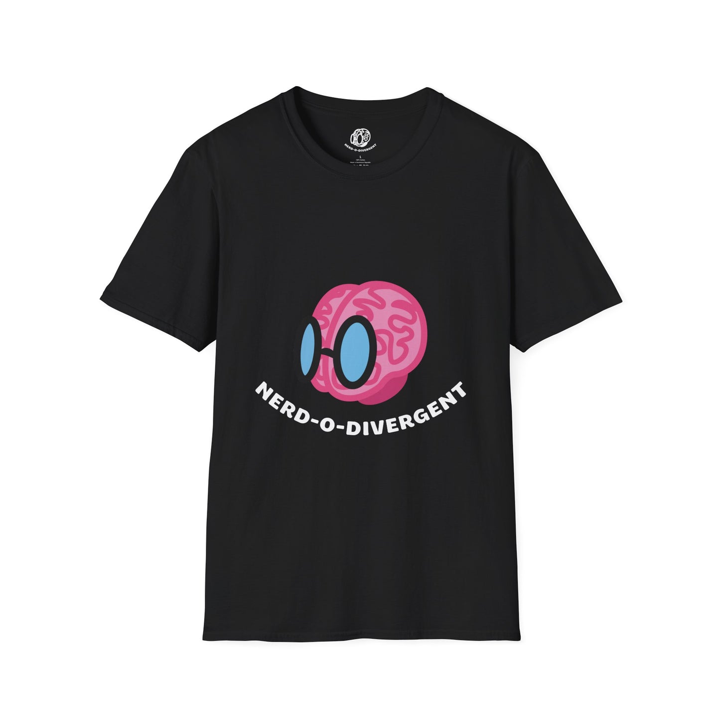 "Nerd-o-Divergent Main Logo" Unisex Softstyle T-Shirt