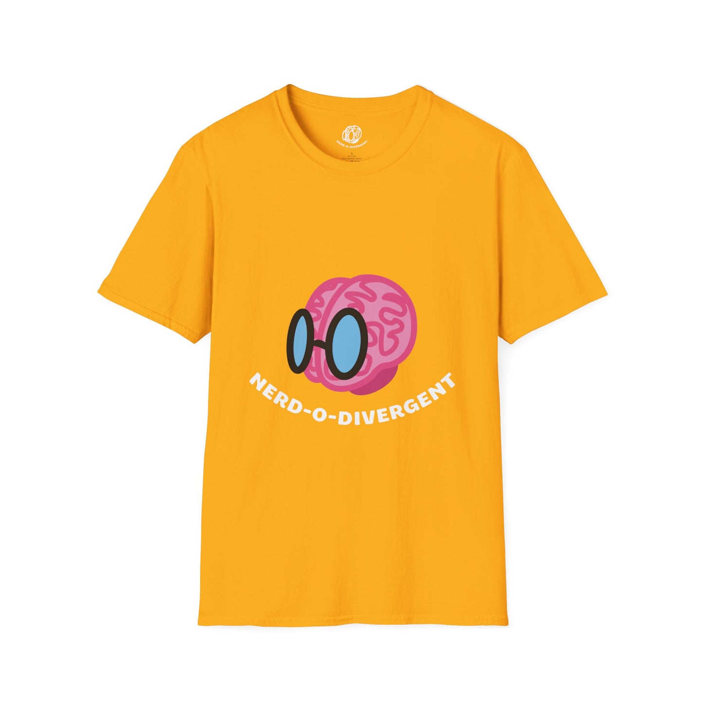 "Nerd-o-Divergent Main Logo" Unisex Softstyle T-Shirt
