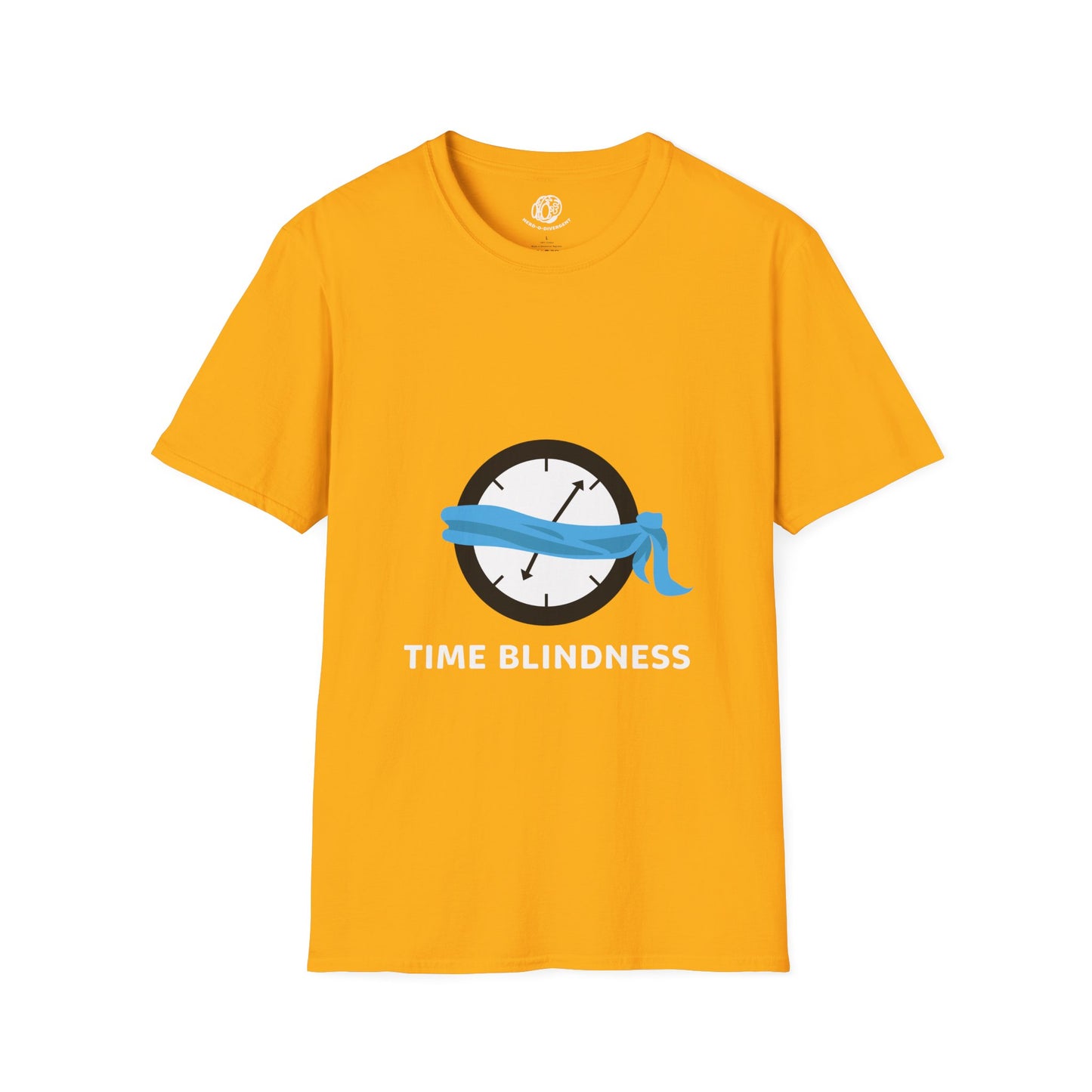 "Time Blindness" Unisex Softstyle T-Shirt