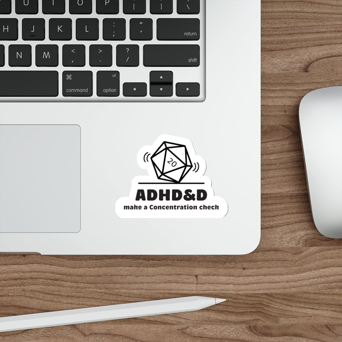"ADHD&D" Die-Cut Stickers