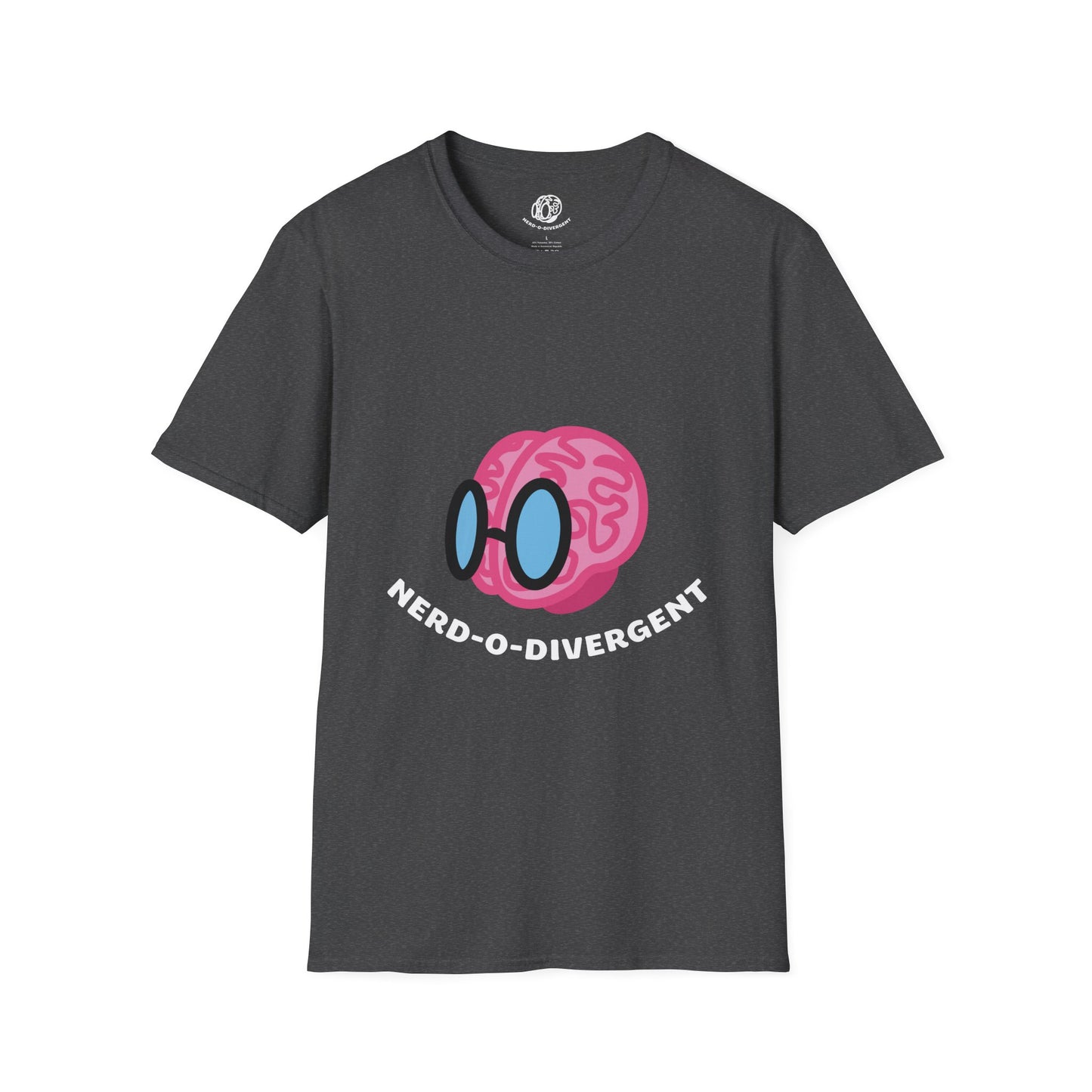 "Nerd-o-Divergent Main Logo" Unisex Softstyle T-Shirt
