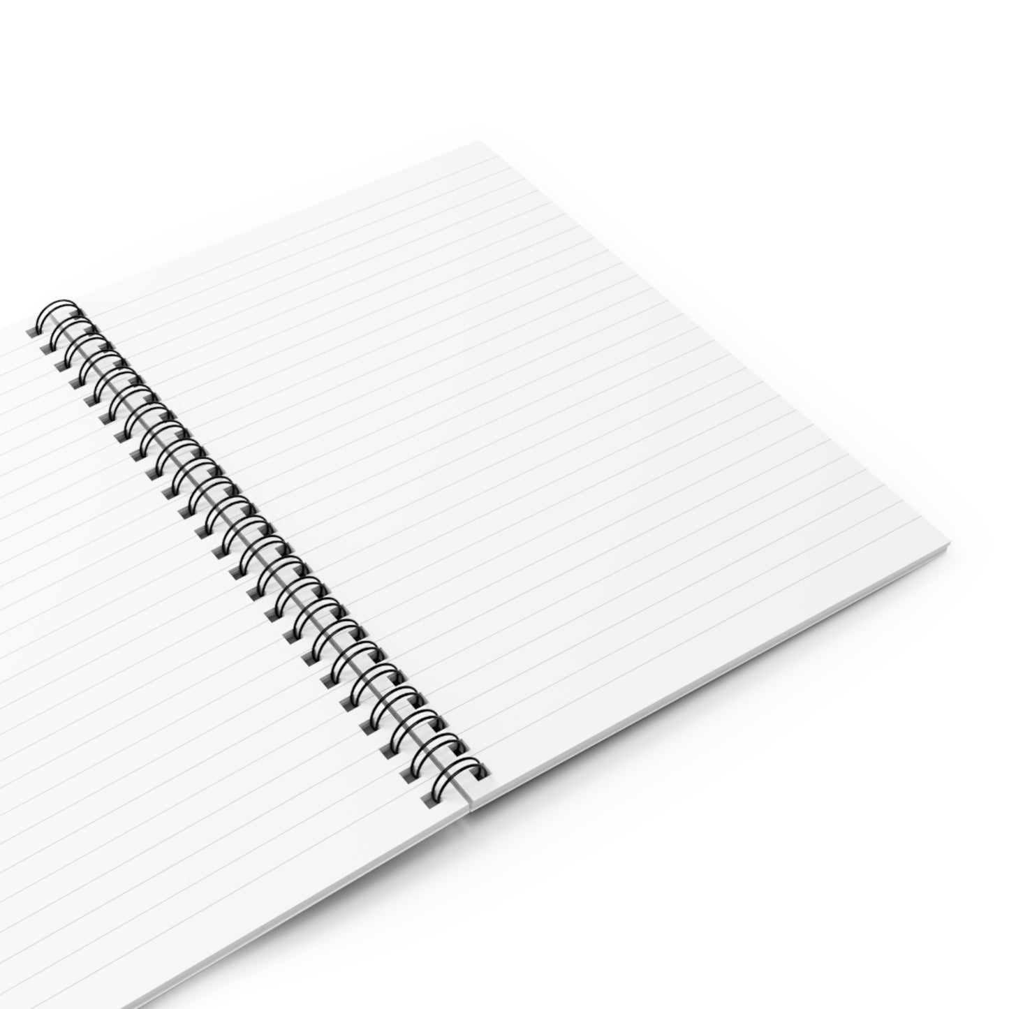 "Nerd-o-Divergent Main Logo" Patterned Spiral Notebook - Ruled Line