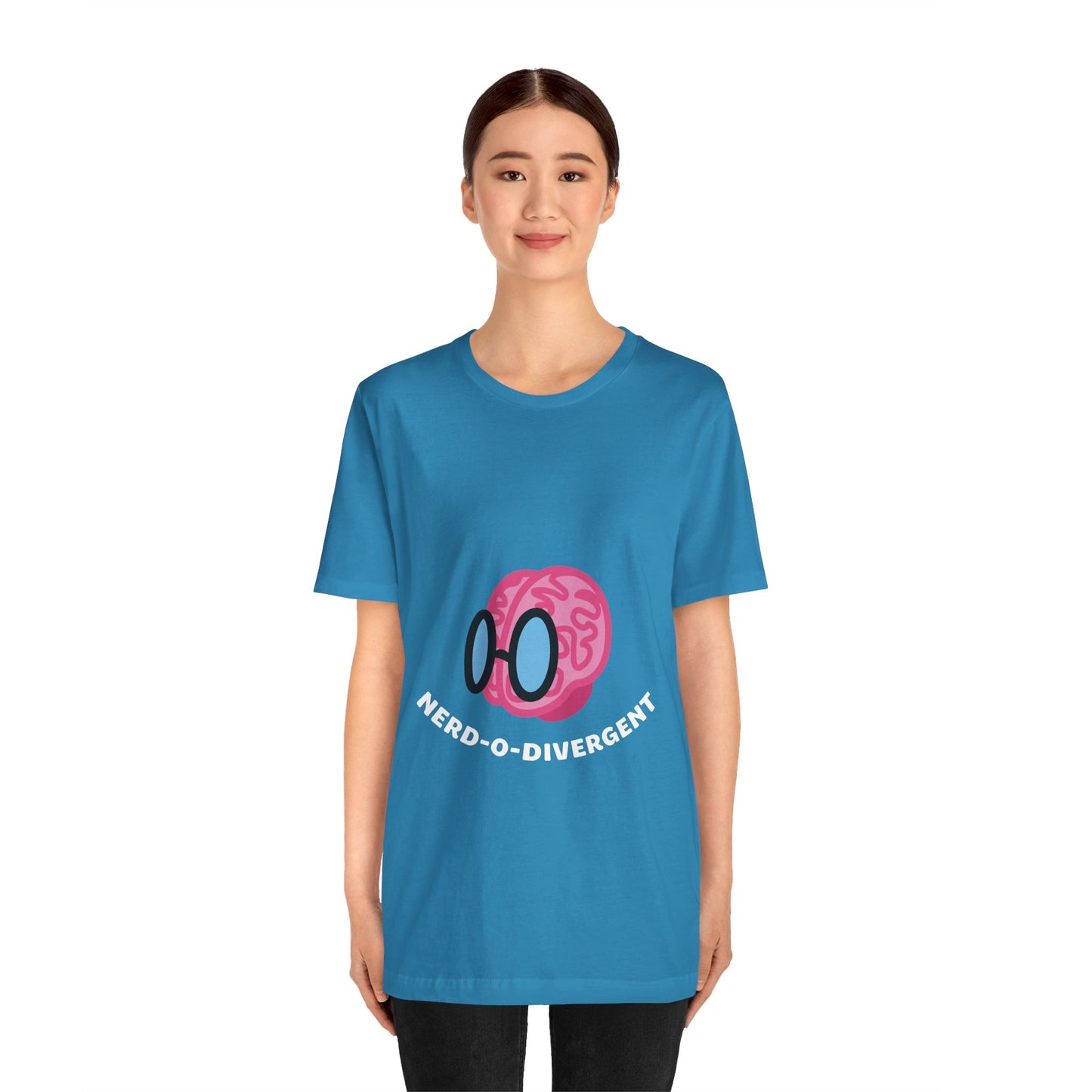 "Nerd-o-Divergent Main Logo" Unisex Jersey Short Sleeve Tee