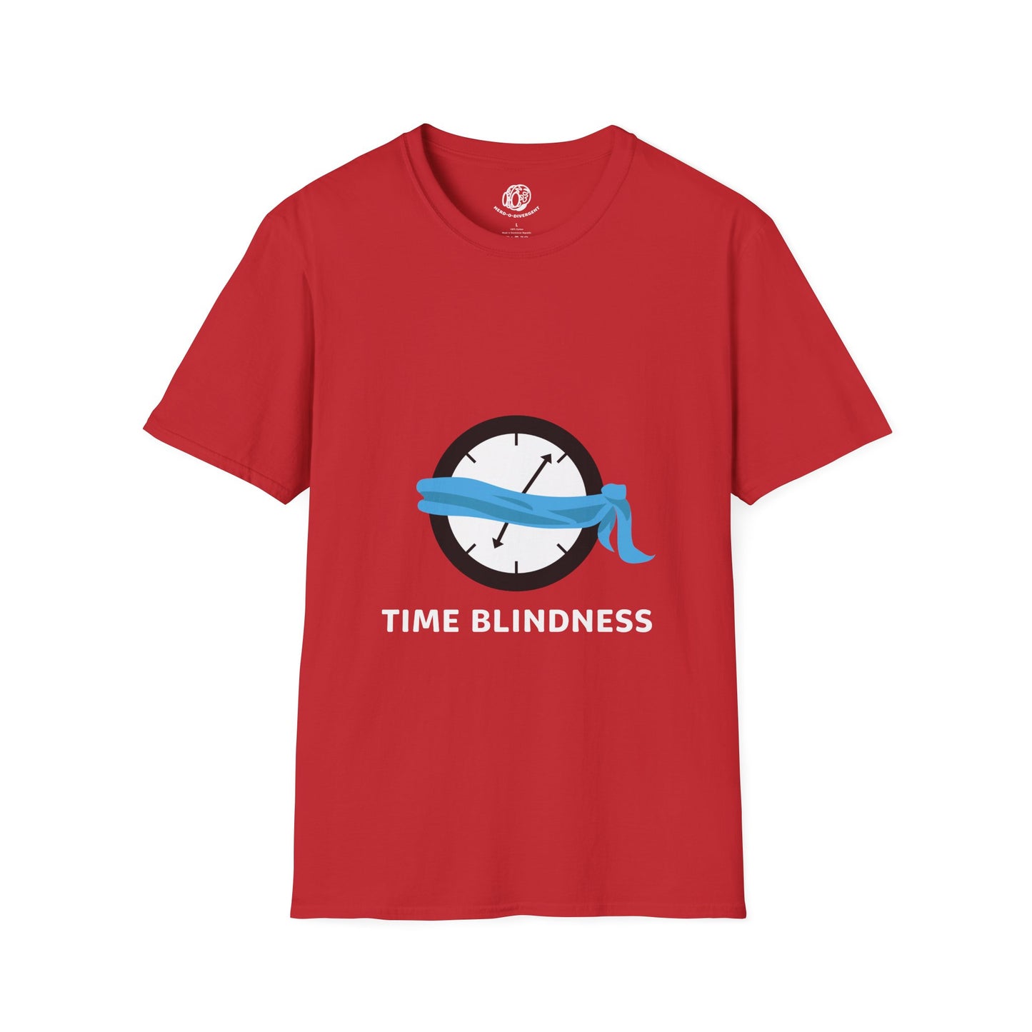 "Time Blindness" Unisex Softstyle T-Shirt