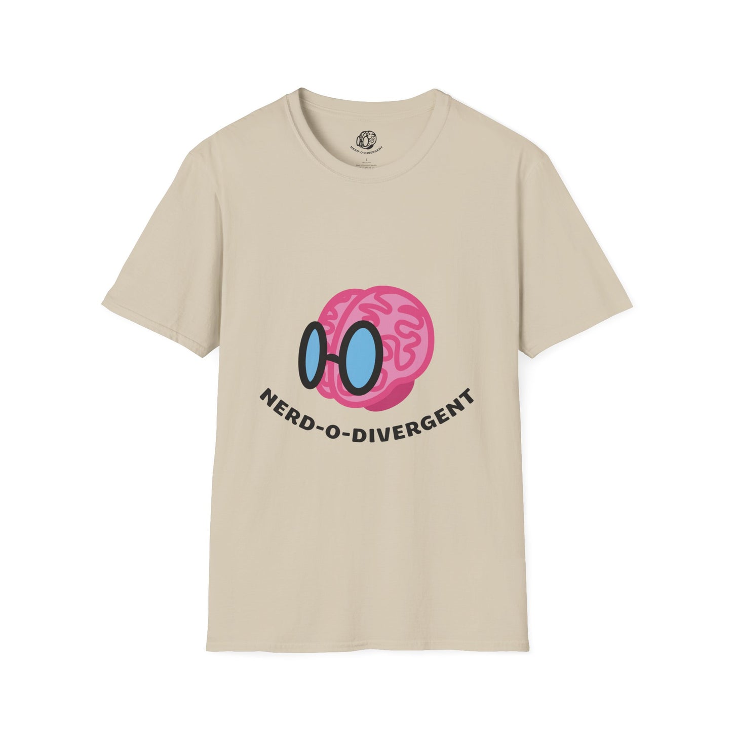 "Nerd-o-Divergent Main Logo" Unisex Softstyle T-Shirt