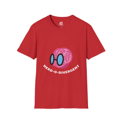 "Nerd-o-Divergent Main Logo" Unisex Softstyle T-Shirt