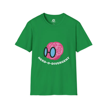 "Nerd-o-Divergent Main Logo" Unisex Softstyle T-Shirt