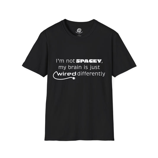 "Wired Differently" Unisex Softstyle T-Shirt