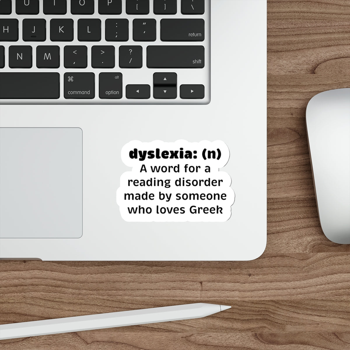"Dyslexia Definition" Die-Cut Stickers