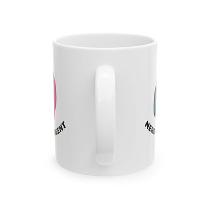 "Nerd-o-Divergent Main Logo" Ceramic Mug, 11oz