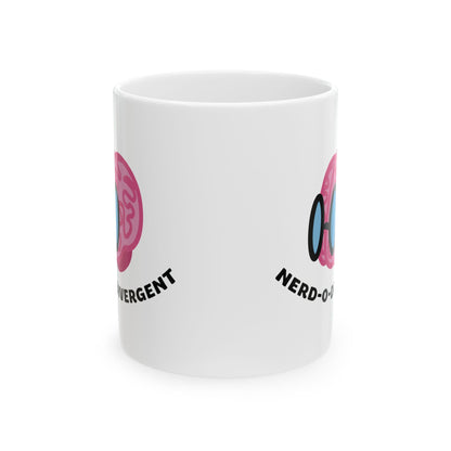 "Nerd-o-Divergent Main Logo" Ceramic Mug, 11oz