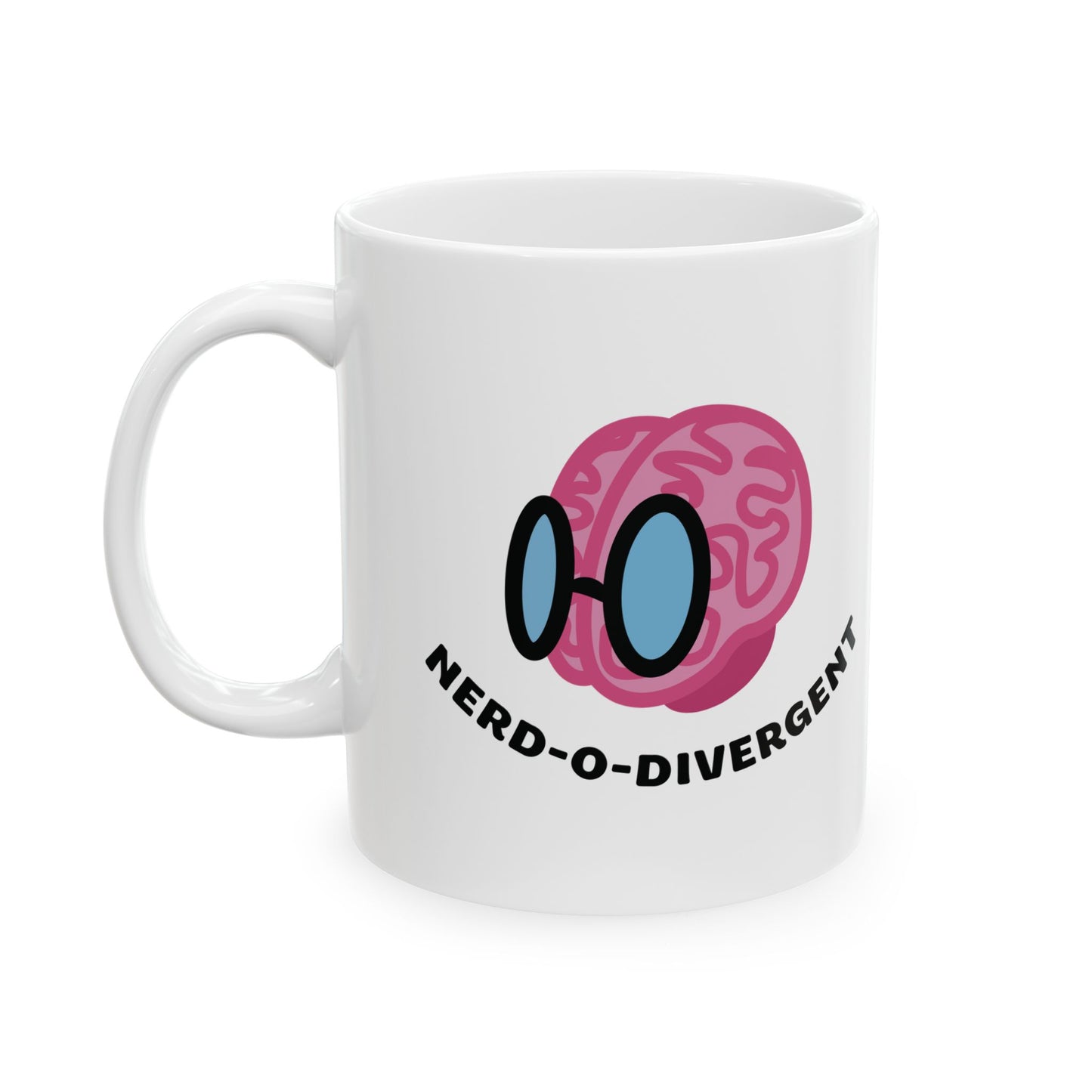 "Nerd-o-Divergent Main Logo" Ceramic Mug, 11oz