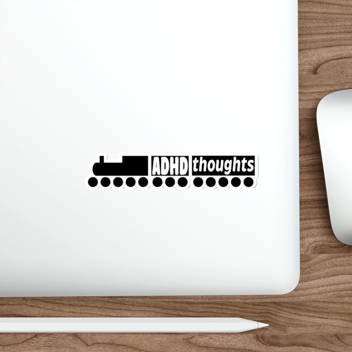 "ADHD Thoughts Train" Die-Cut Stickers