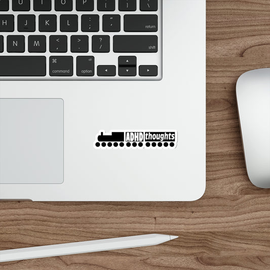 "ADHD Thoughts Train" Die-Cut Stickers