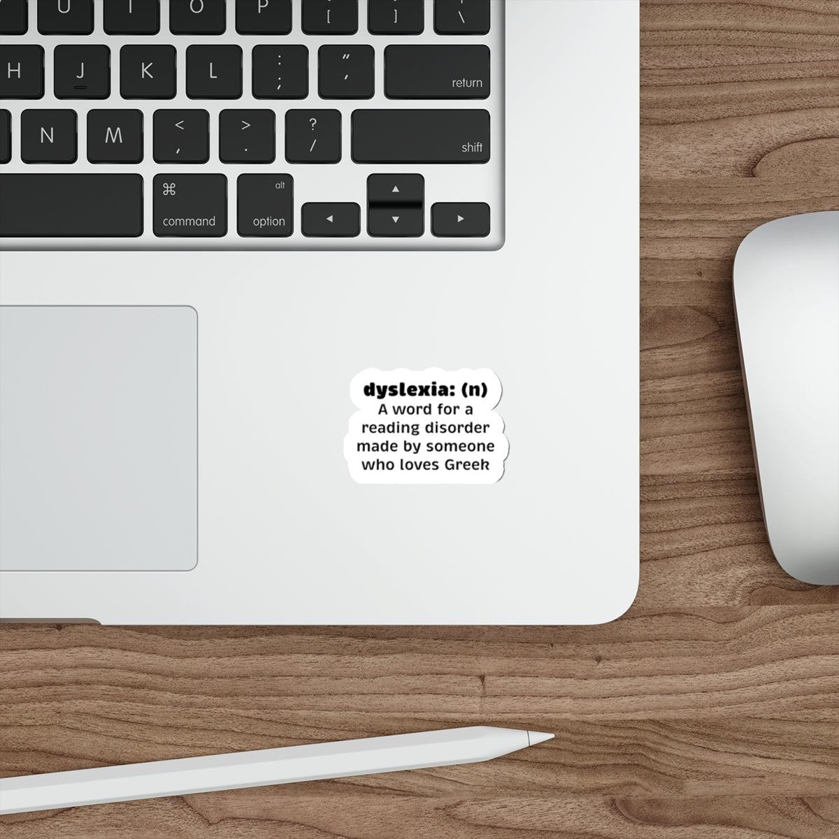 "Dyslexia Definition" Die-Cut Stickers
