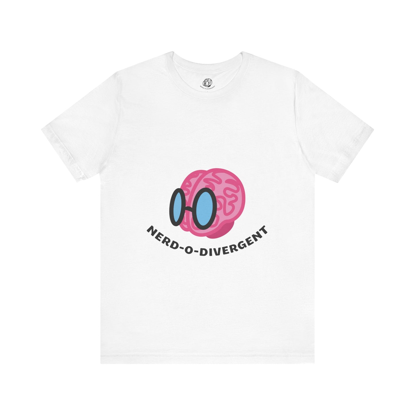"Nerd-o-Divergent Main Logo" Unisex Jersey Short Sleeve Tee