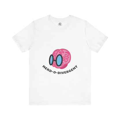 "Nerd-o-Divergent Main Logo" Unisex Jersey Short Sleeve Tee