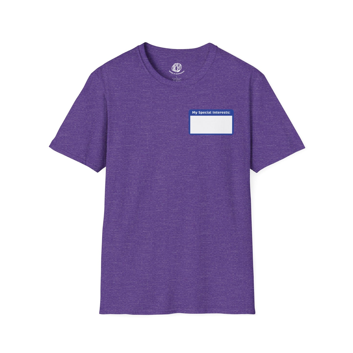 "My Special Interests" Unisex Softstyle T-Shirt