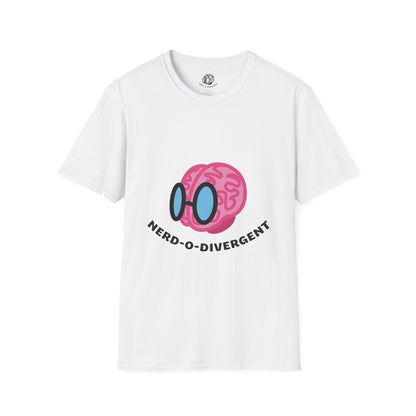 "Nerd-o-Divergent Main Logo" Unisex Softstyle T-Shirt