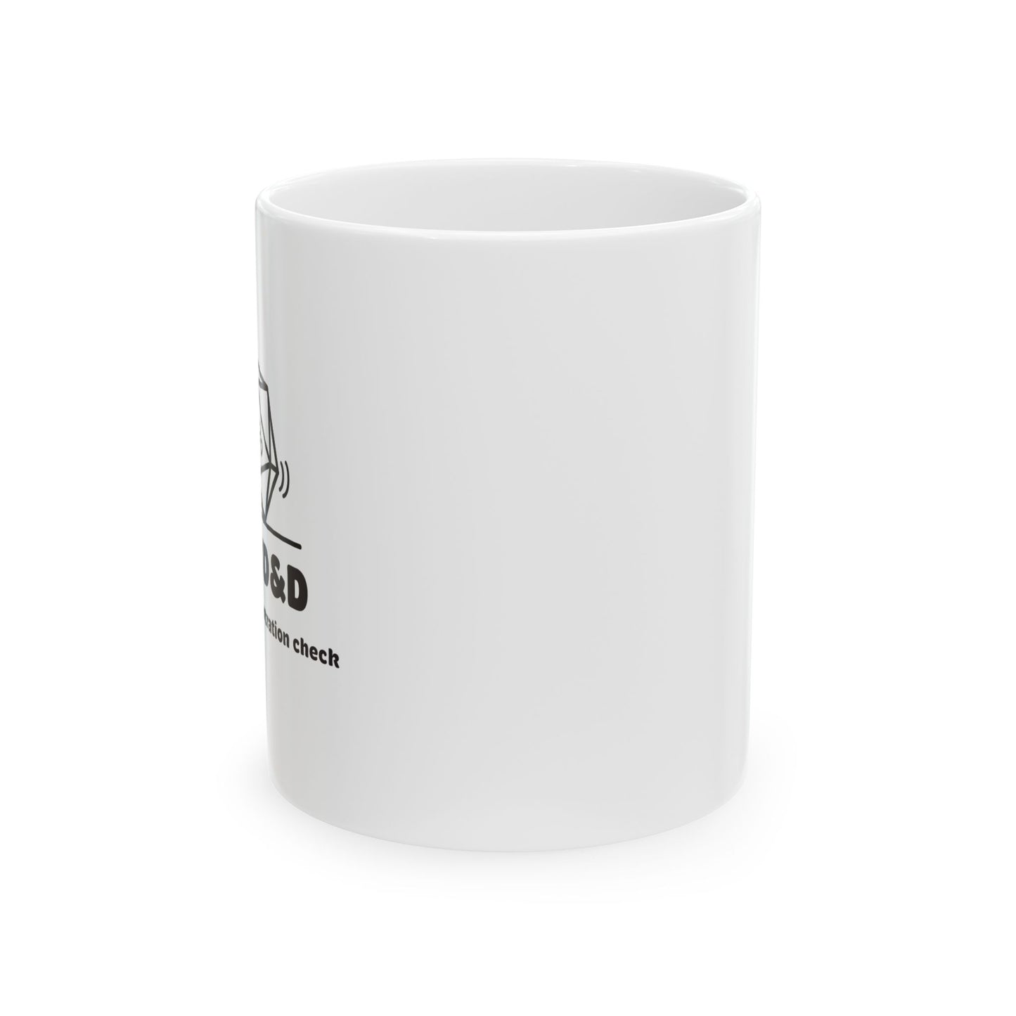 "ADHD&D" Ceramic Mug, 11oz