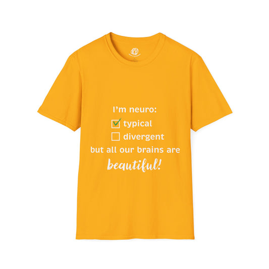 "Neurotypical Checkbox" Unisex Softstyle T-Shirt
