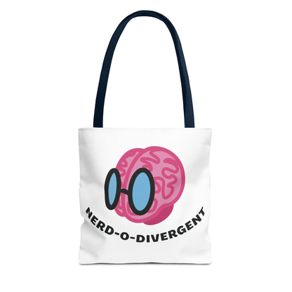 "Nerd-o-Divergent Main Logo" Tote Bag (AOP)