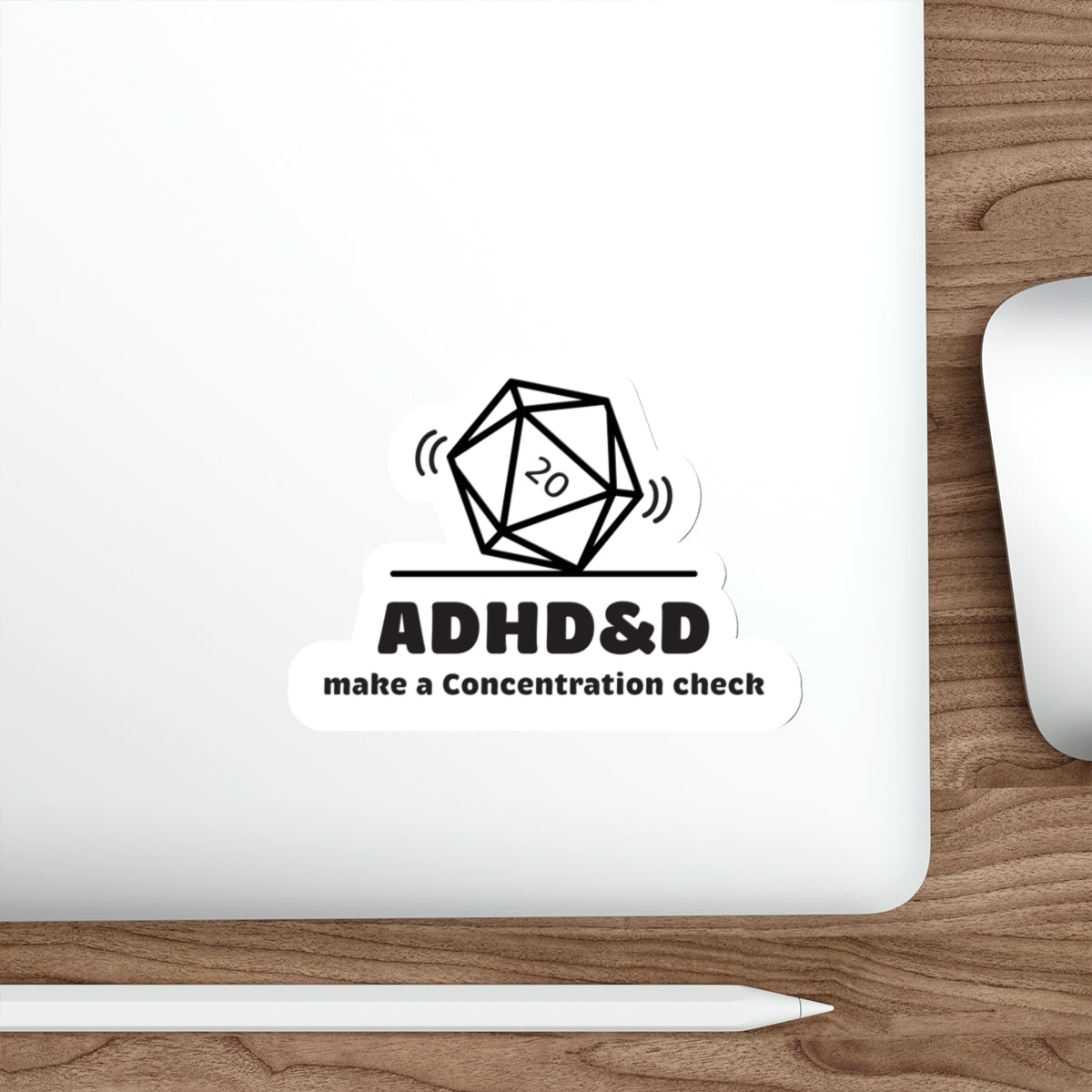 "ADHD&D" Die-Cut Stickers