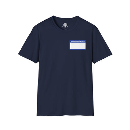 "My Special Interests" Unisex Softstyle T-Shirt