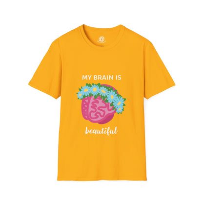 "My Brain Is Beautiful" Unisex Softstyle T-Shirt