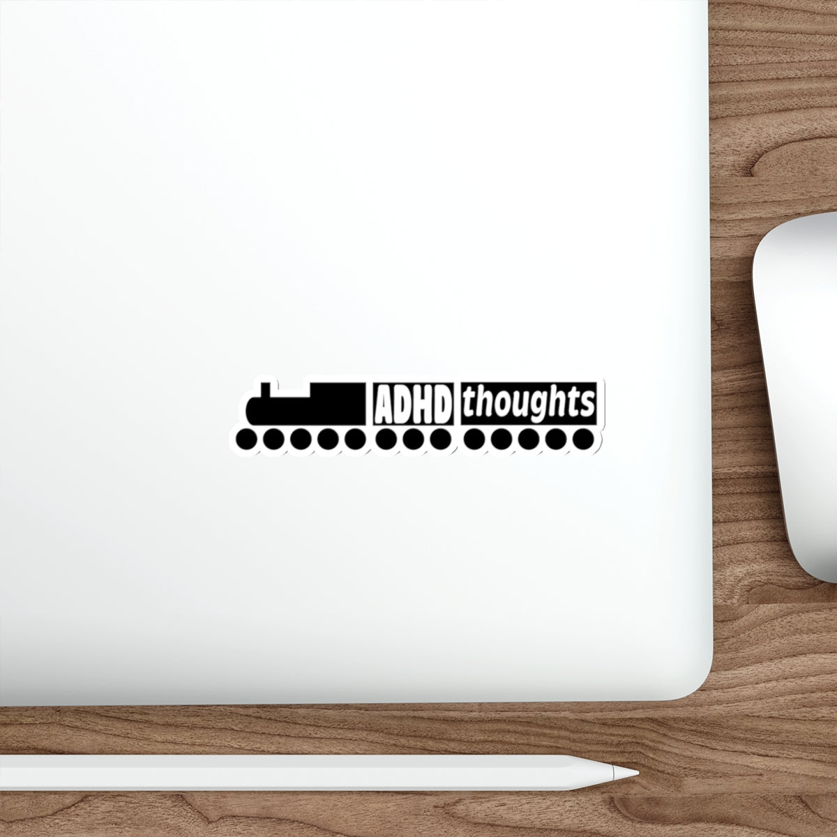 "ADHD Thoughts Train" Die-Cut Stickers