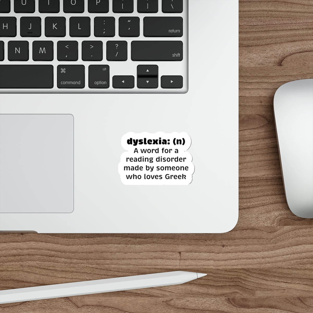 "Dyslexia Definition" Die-Cut Stickers